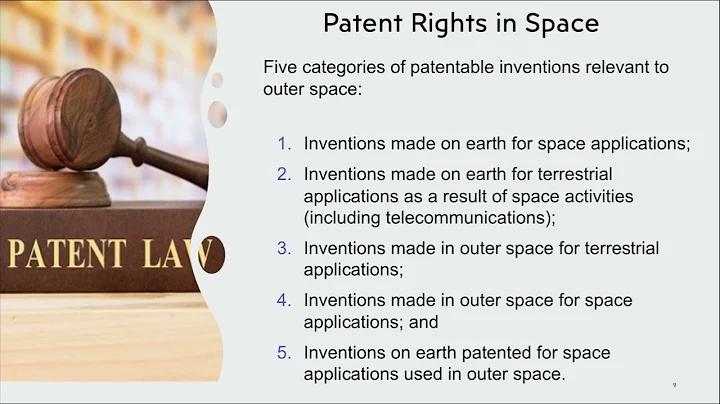 Outer Space and Intellectual Property Law  Conflic...