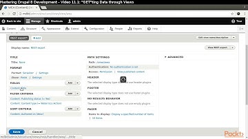 Mastering Drupal 8 Development : "GET"ting Data Through Views| packtpub.com