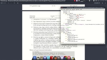 Informatika érettségi 2017. máj., programozás, Python 3, magyar mint idegen nyelvű feladatsor, 7/7
