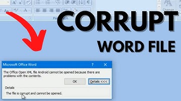 How to Corrupt a Word File on Purpose, so it won