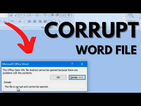 How to Corrupt a Word File - 2020 (Quick Trick)