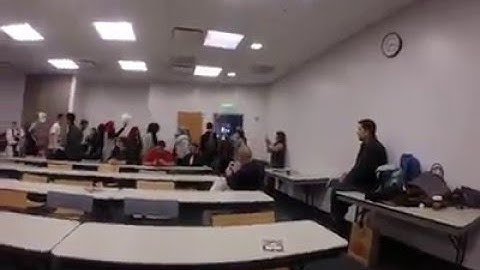 SJSU Students Walk-Out of Lecture Part II