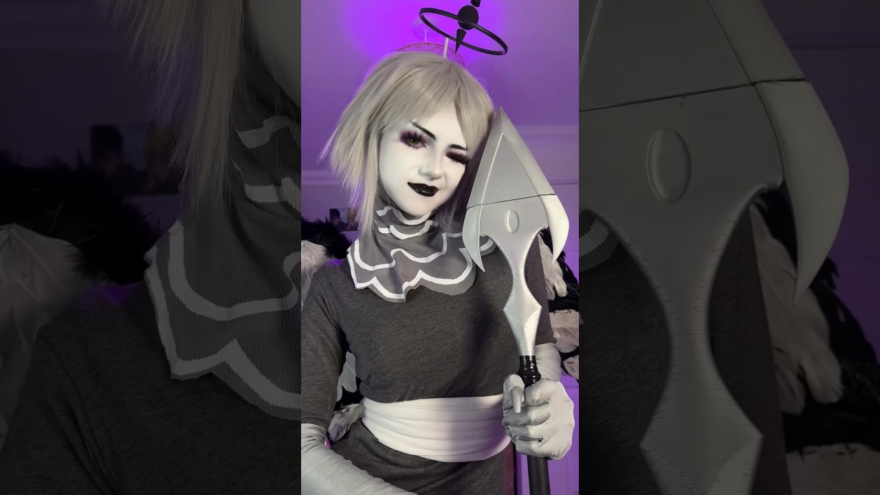 Lute Cosplay Transition ~ Hazbin Hotel #hazbin #hazbinhotel #cosplay