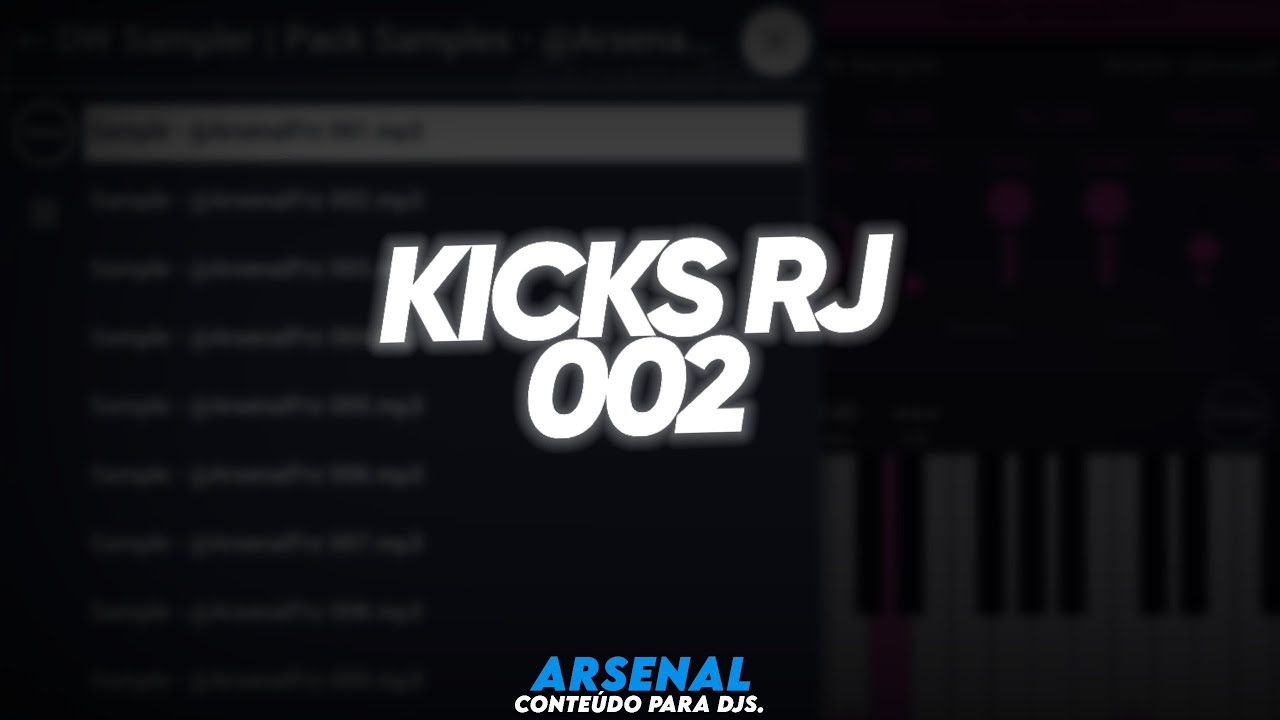 PACK DE KICKS - FUNK RJ 002 (Conteúdo Para DJs)