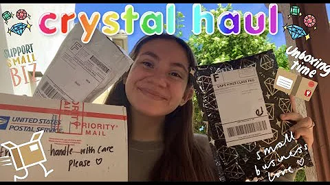 CRYSTAL UNBOXING HAUL * small business edition *