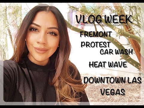 VLOG WEEK: Las Vegas, fremont protest, Brazilian wax, BROKEN BED!!!!