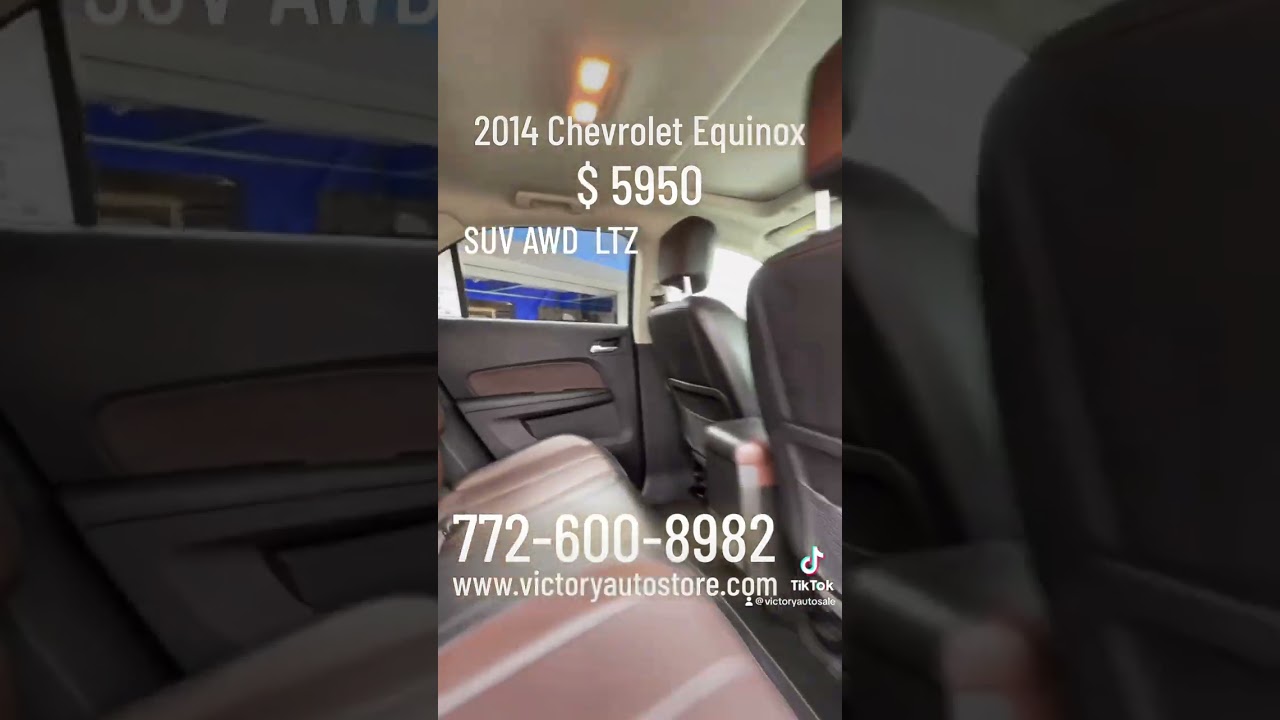 2014 ChevroleT Equinox 4d SUV AWD LTZ 2.4L DOHC 4-CYLINDER SIDI FOR SALE IN STUART, FL 772-600-8982