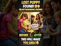 A Little Girl Helped a Lost Puppy… Then THIS Happened 🐶😭 #shorts #kids #usashorts