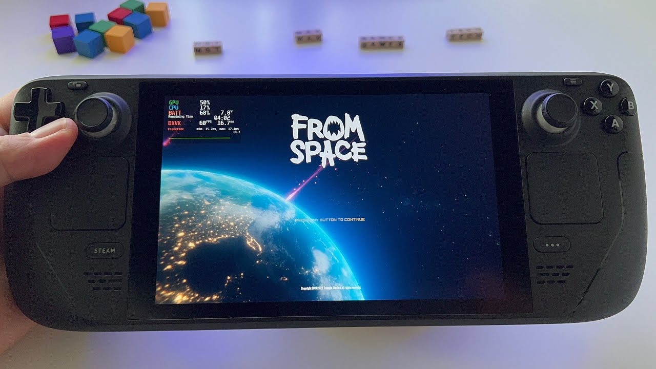 From Space Steam Deck handheld gameplay YouTube