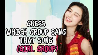 CAN YOU GUESS WHICH GROUP SANG THAT SONG? (GIRL GROUP) | KPOP QUIZ | (30 SONGS) (2023)