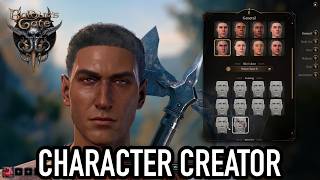 Baldur’s Gate 3 Character Creator Demo (PC, 4K, No Commentary)