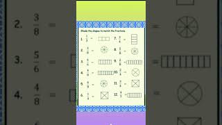 Fraction worksheets#fractions #fractions#fractiontricks#likefraction#likefractions #unlike