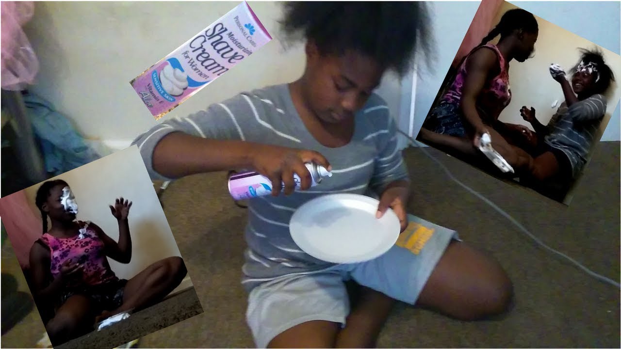 SHAVING CREAM IN FACE PRANK ON SISTER (BACKFIRES)