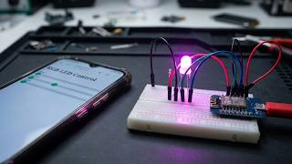 IoT RGB LED Control via ESP8266 Web Server and WebSockets
