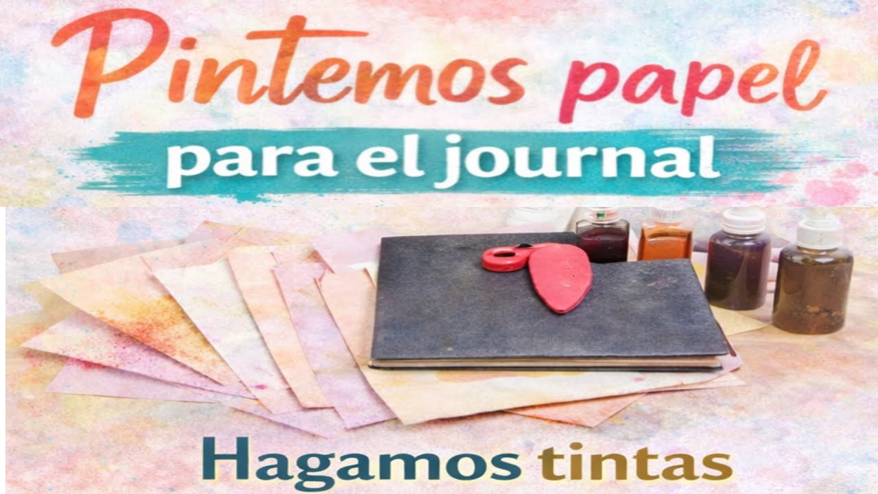 Pintemos papel con nuestras propias tintas caseras/  Jonk Journal 
