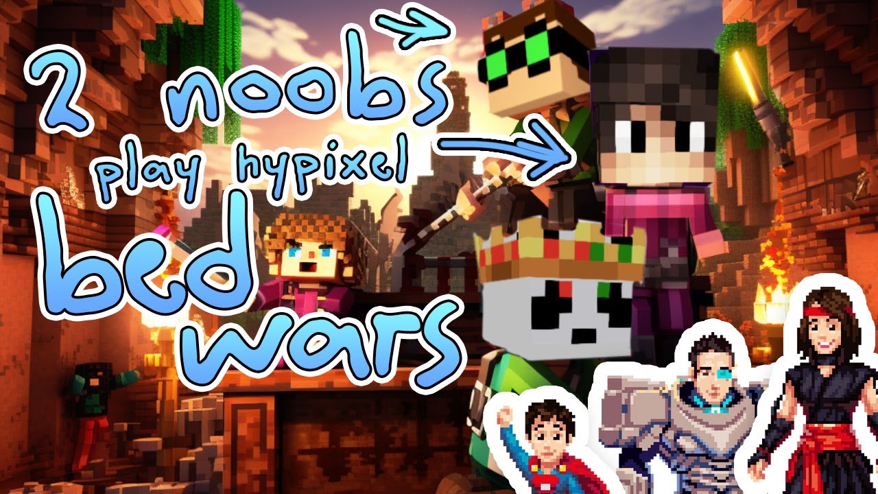 2 R NOOBS try Bedwars!