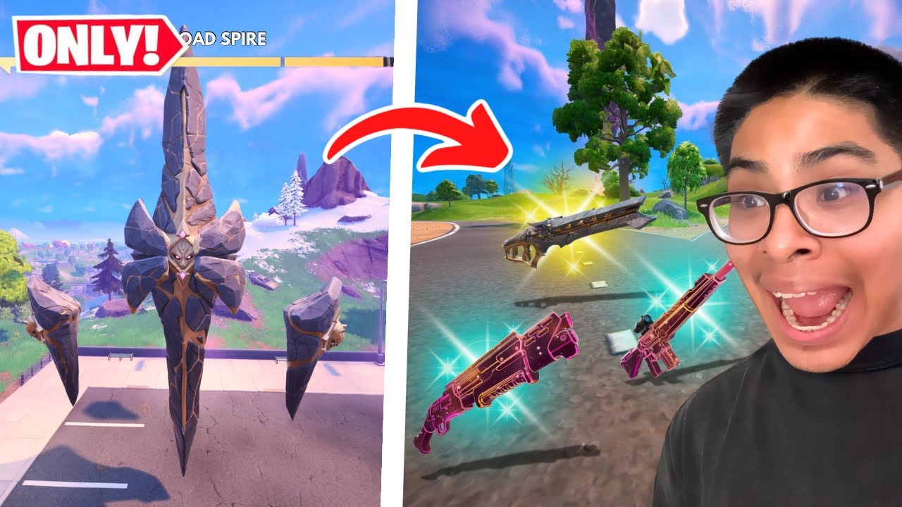 Fortnite's SPIRE BOSS Only Challenge!!!