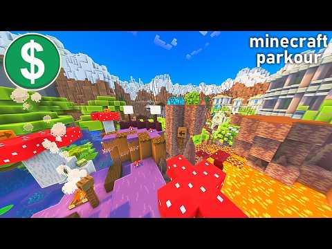 Minecraft Parkour Gameplay No Copyright 4K 