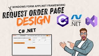 Request Order Page Design in C# .Net. Full In Bangla.