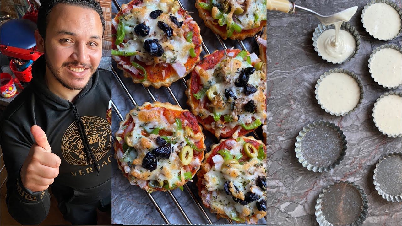 بيتزا سائلة في دقائق ناجحة100٪؜ تهنيك من العجن و دليك بدون مجهود و لذيذة 😊 pizza