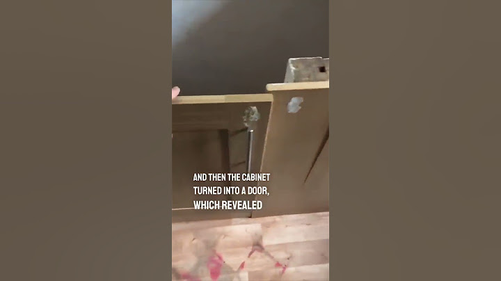He found a secret room in his house 😱