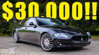 2009 Maserati Quattroporte Sport GTS Review!! | $30k Exotic 4-Door