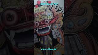 Drawing Barong Bali | Barong Dance | Yohan Draws Art