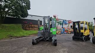 2017 COMBILIFT C6000 6,000 LBS PNEUMATIC LPG SIDE LOADER STK 17505