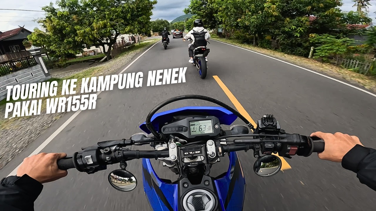 TOURING KE KAMPUNG NENEK PAKAI WR155R SUPERMOTO‼️BARENG CRF150