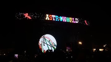 Travis Scott Astroworld Festival Intro