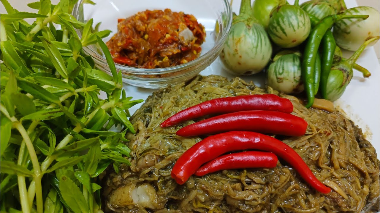 หมกหน่อไม้ใส่หมูสามชั้น เมนูแซ่บลืมอิ่ม เมนูแซ่บยอดฮิตอีสานบ้านเฮาจ้า