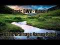 Basic DWV - Video:1 Basic Drainage Names (Part:1)