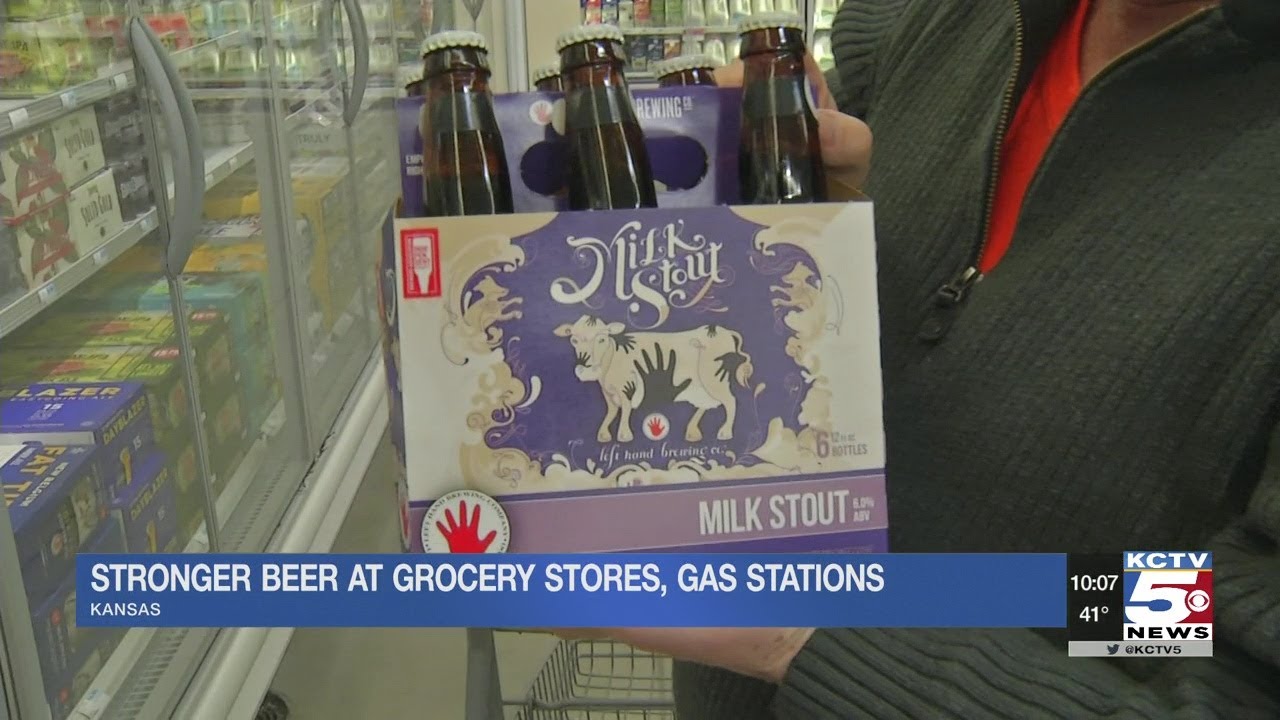 Kansas grocers, gas stations start selling stronger beer YouTube
