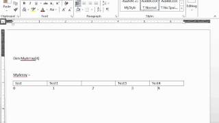 Arrays