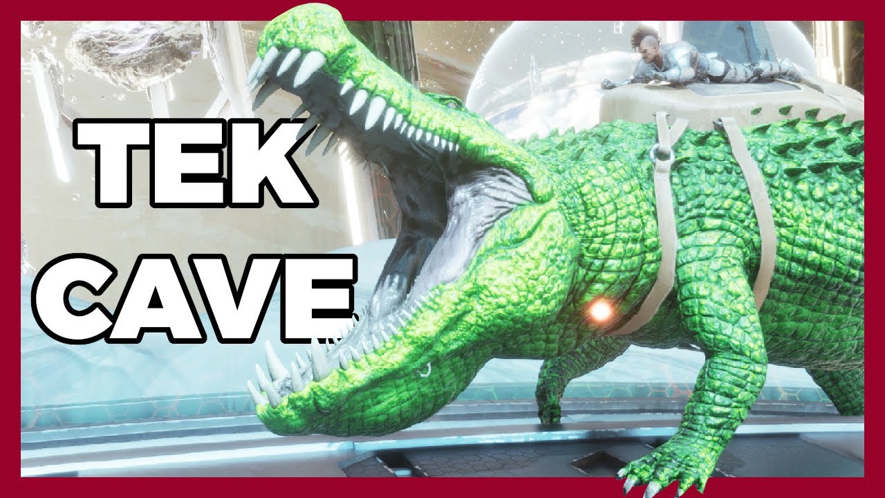 Der DEINOSUCHUS ist ZU STARK im TEK CAVE! KEINEN SCHADEN!