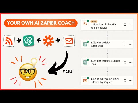 Create your own AI Zapier mentor in your inbox using Zapier RSS & ChatGPT