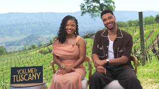 Halle Bailey und Regé-Jean Page im Interview zu ihrem Film You, Me & Italy