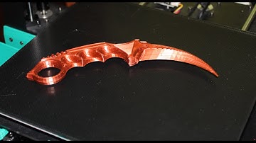 3D Printed Karambit | Anycubic Mega S | Timelapse