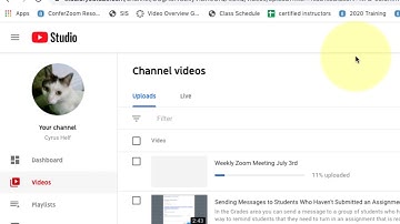 How to upload a Zoom Cloud recording with transcripts to YouTube