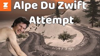 Alpe Du Zwift Attempt After 1 Year of Training