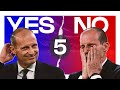 Tuttosport 5 reasons why allegri yes or no  my opinion