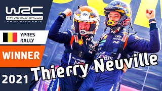 WINNER : Renties Ypres Rally Belgium 2021 : Thierry Neuville and Martijn Wydaeghe : WRC Highlights