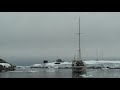 ANTARCTICA. YACHTS.  GALINDEZ ISLAND IN ARGENTINE ISLANDS. AKADEMIK VERNADSKY STATION \ UKRAINE.