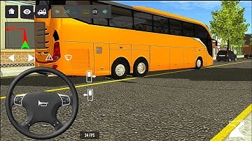Euro coach bus simulator gal new coach bus driving part- 14 Android gameplay