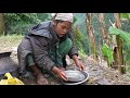 Washing pots by traditional way || Village life