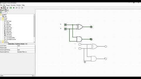 Exp:2.1 Half & Full adder circuit using Logisim Software