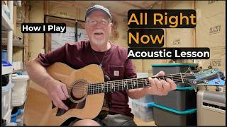 How I Play All Right Now by Free – Acoustic Guitar Lesson