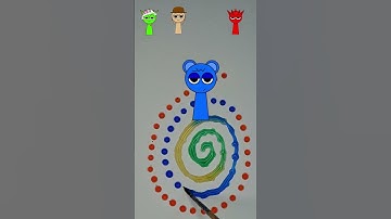 ASMR Color Mixing #sprunki #satisfying #asmr #color #oddlysatisfying