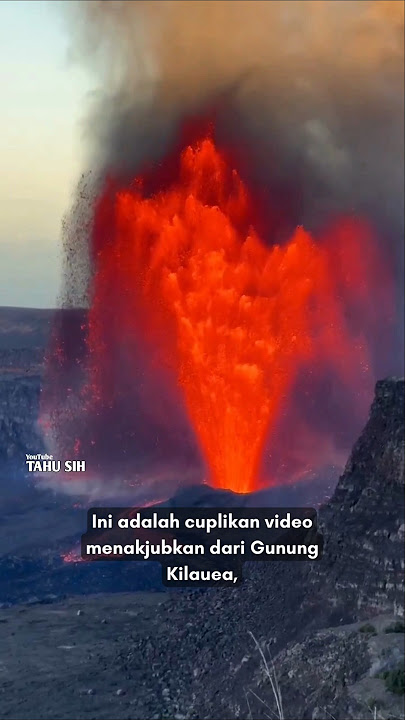 Kilauea Volcano Erupts, Red Lava Shoots 1,000 Feet into the Air #shorts #mountains
