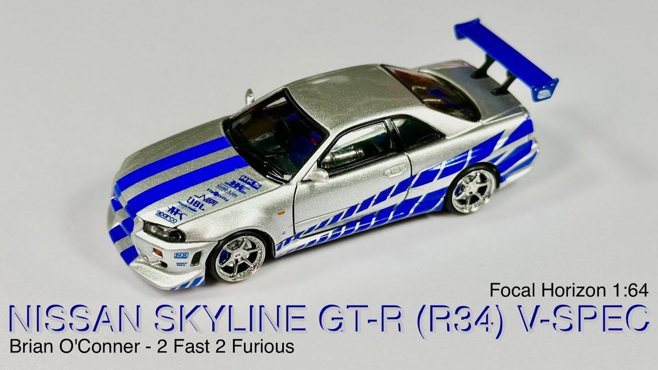 Unboxing Focal Horizon 1:64 NISSAN SKYLINE GT-R (R34) V-SPEC